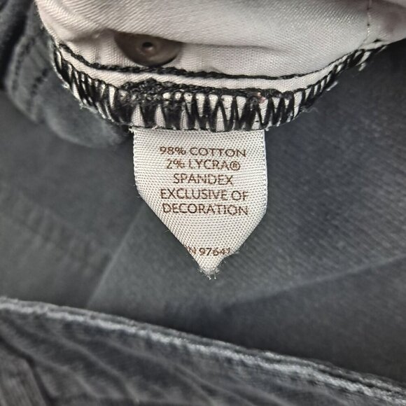 J Jill Women's Black Velvet Tapered Slim Leg Stretch Size 26 Holiday Fancy - Picture 6 of 9